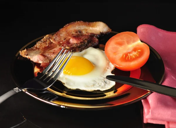 Яйця і бекон — стокове фото