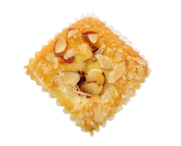Malina ciastko z migdałami — Zdjęcie stockowe