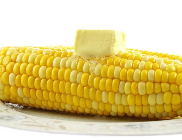 Кукуруза с маслом — стоковое фото