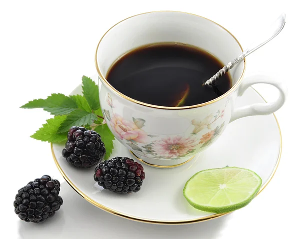 Чай і ягід — стокове фото