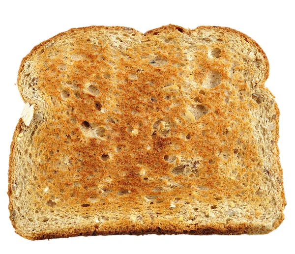 Toast auf Weiß — Stockfoto