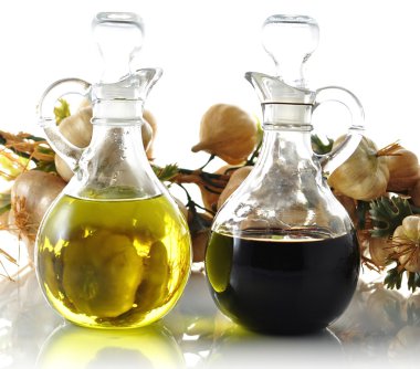 Oil and vinegar clipart