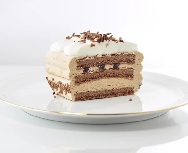 Καπουτσίνο κρέμα κέικ — Φωτογραφία Αρχείου
