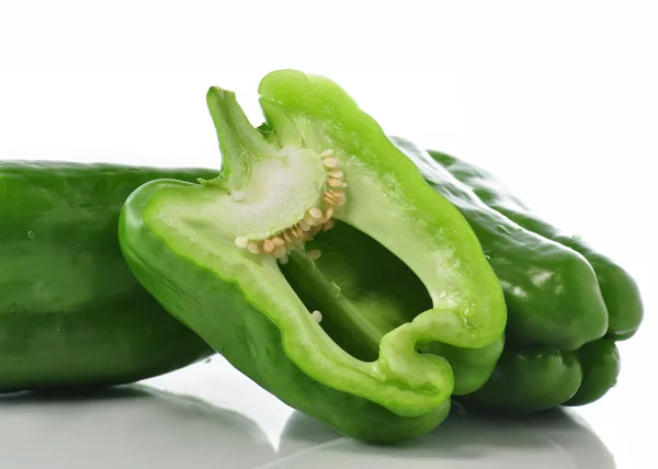 Zelená paprika — Stock fotografie