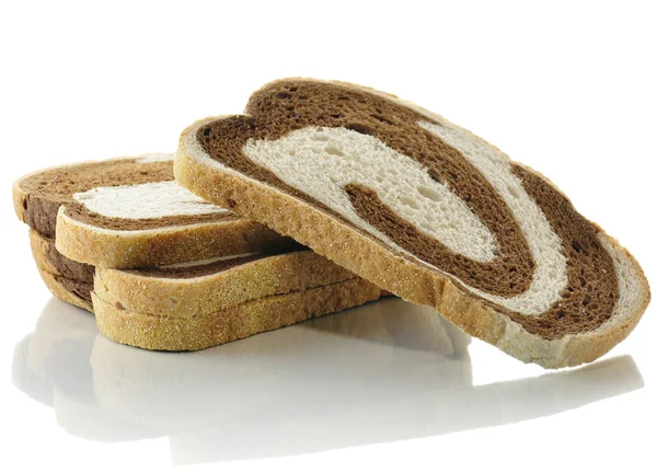 旋流黑麦面包 — 图库照片