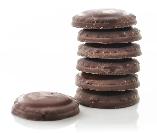 Karamellás csokoládé cookie-k — Stock Fotó