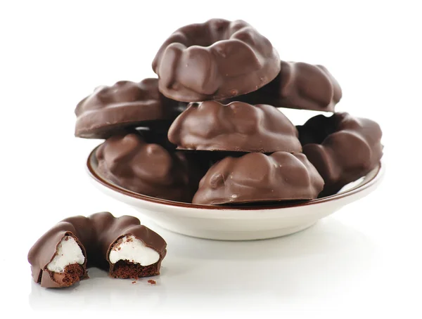 Biscoitos de chocolate Fudge — Fotografia de Stock