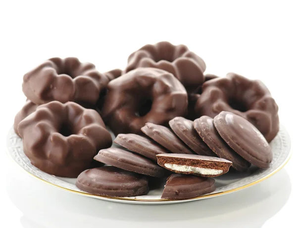 Fudge Chocolate Cookies — Fotografie, imagine de stoc
