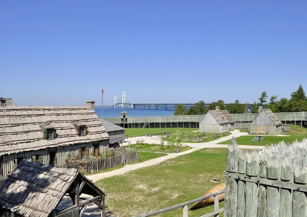Fort colonial Michilimackinac — Photo