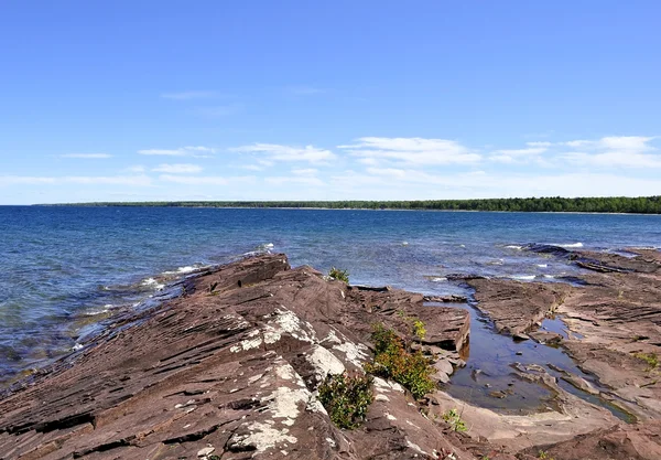 Orilla del lago Michigan — Foto de Stock