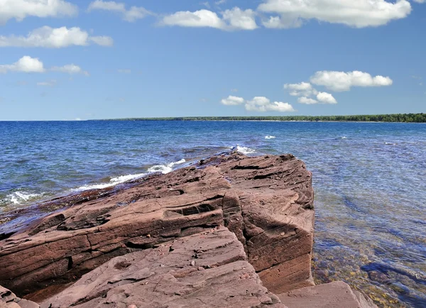 Costa do lago Michigan — Fotografia de Stock