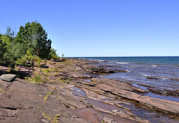 Orilla del lago Michigan — Foto de Stock