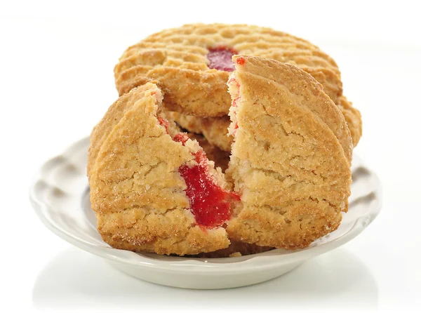 草莓饼干 — 图库照片