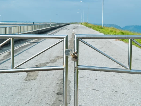 Double Lock for security of road — Stock Photo, Image