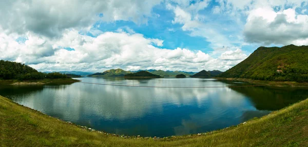 stock image Mountain Lake with blue sky