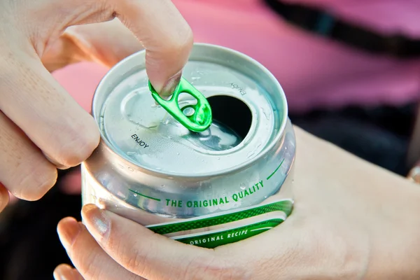stock image Open Can to Enjoy