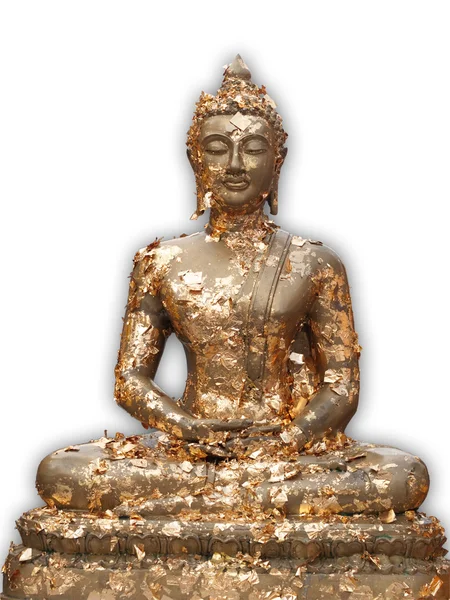 부처님 황금 판으로 덮여 있다 — 스톡 사진
