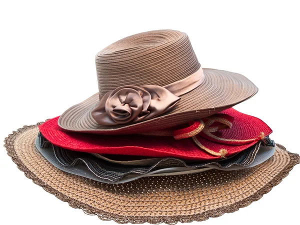 Sombrero dama de moda — Foto de Stock