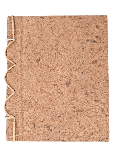 Livro de capa isolado sobre fundo branco — Fotografia de Stock