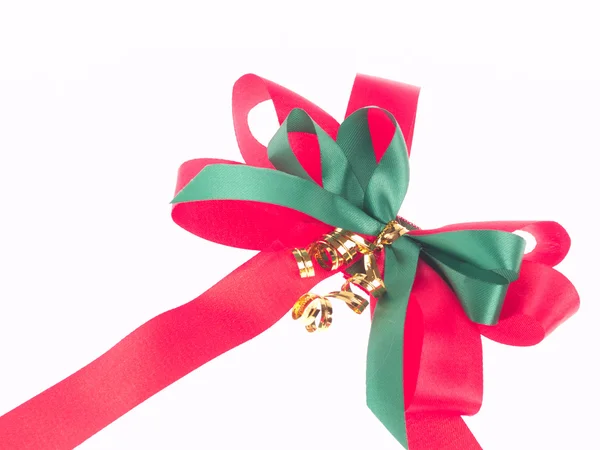 Gift ribbon bow on white background — Stock Photo, Image