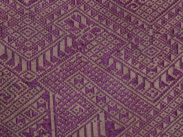Traditional Thai handmade fabric texture background — Zdjęcie stockowe
