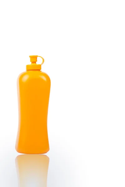Beyaz arka planda izole edilmiş deterjan şişesi — Stok fotoğraf
