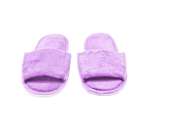 Pantofole isolate sullo sfondo bianco — Foto Stock