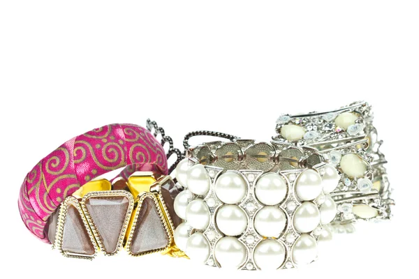 Bracelets isolated on a white background — Stock Photo, Image