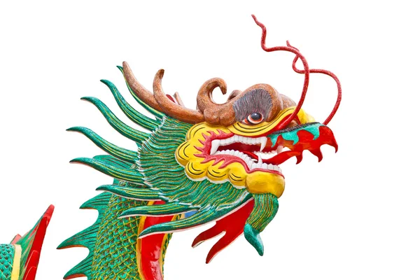 Escultura de dragão no templo da Tailândia — Fotografia de Stock