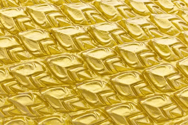 Textur skulptur av golden dragon skalor — Stockfoto