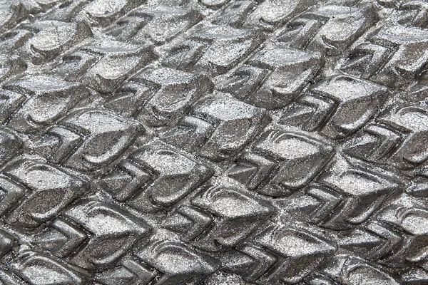Escultura de textura de Escalas de Dragão de Prata — Fotografia de Stock