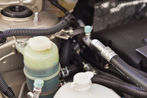 Тормозная жидкость, компонент автомобильного двигателя — стоковое фото