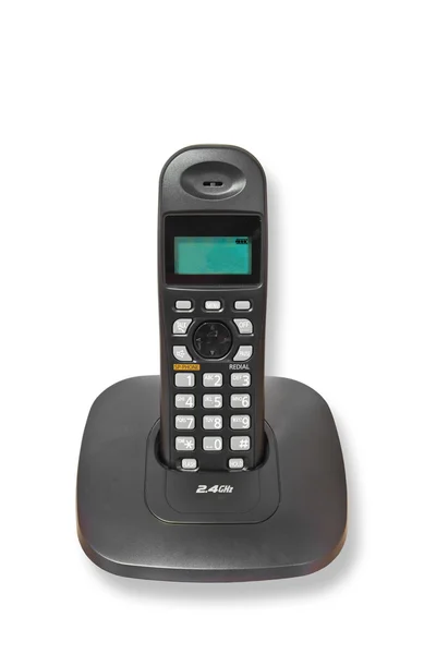 Cordless telephone 2.4GHz isolated — Stock Photo, Image