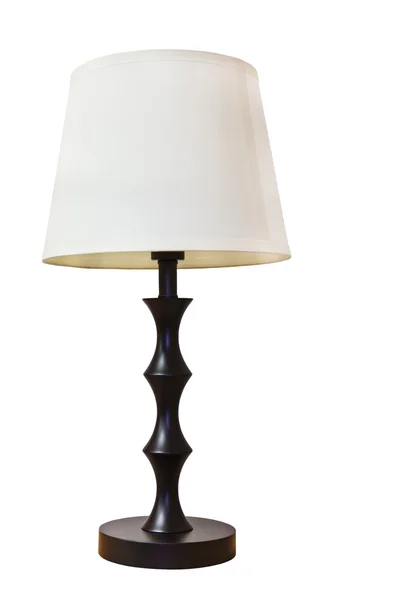 Antigua lámpara de mesa de moda aislada —  Fotos de Stock