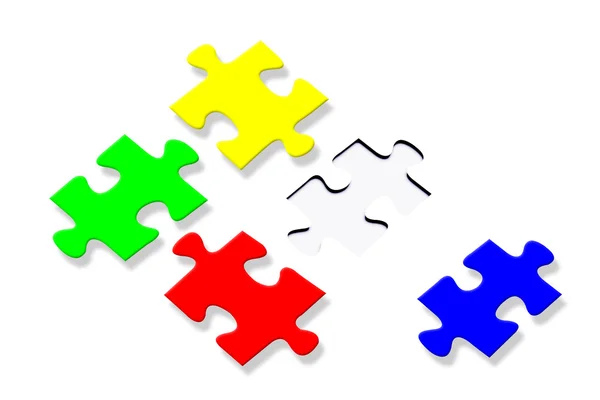 Puzzle colorato — Foto Stock