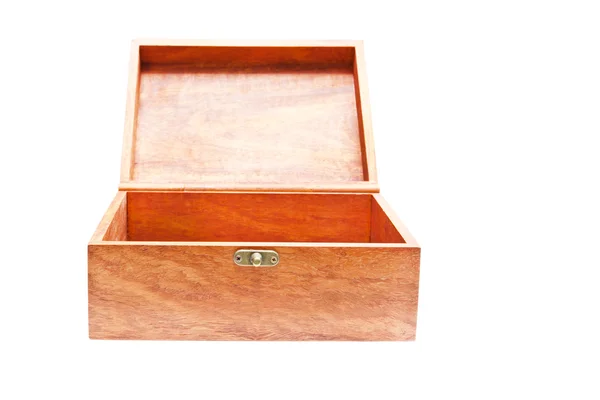 Vecchio scrigno tesoro scatola di legno — Foto Stock