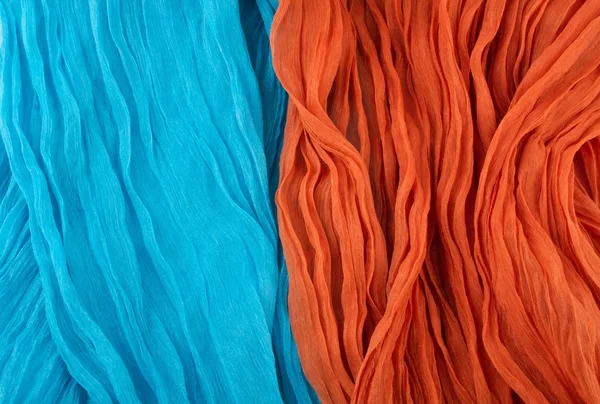 Turkos blå och orange bakgrund Stockbild