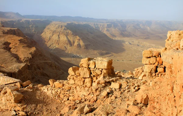 View on desert from Masada — Stock Photo, Image