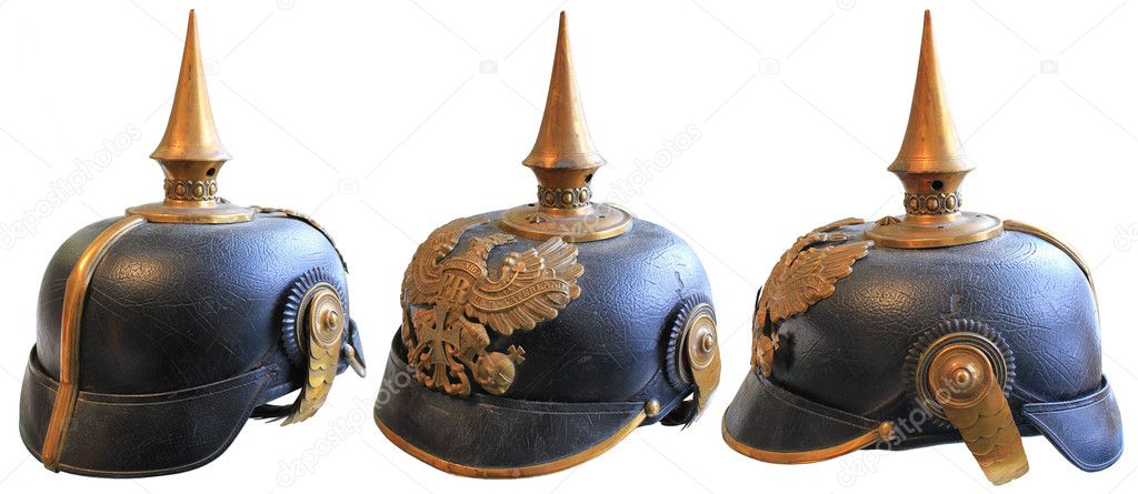 Spike Helmet Leather German Pickelhaube Helmet Prussian Helmet WW1 helmet Style 