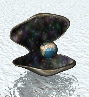 The world is your oyster clipart