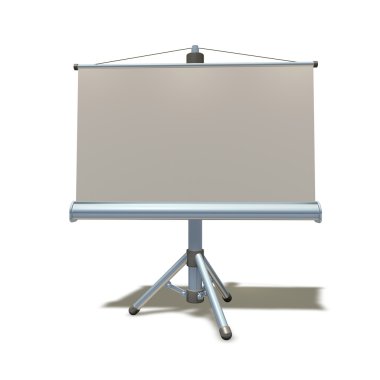 3d presentation equipment illustration clipart