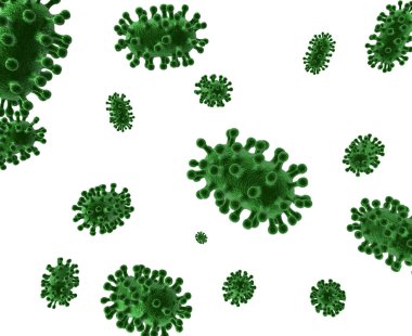 Virus illustration clipart