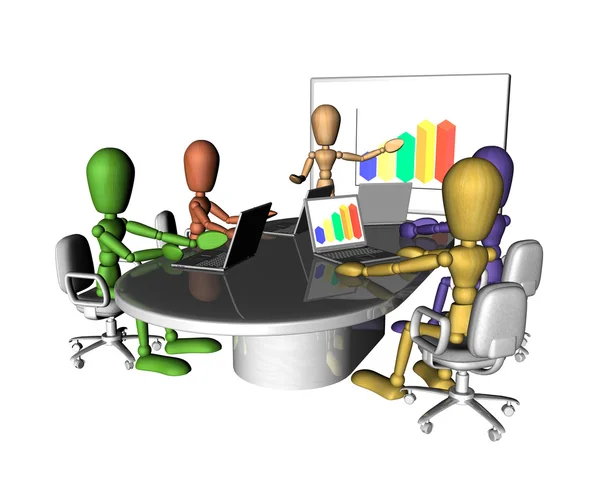 Business meeting presentation — Stock Photo, Image