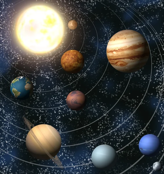 Solar System — Stock Photo, Image