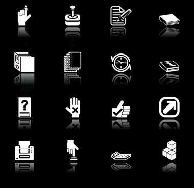 applications icon set clipart