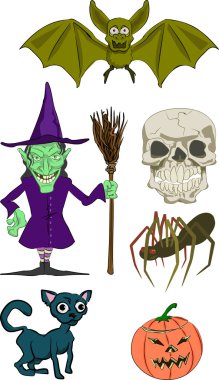 haloween elements clipart