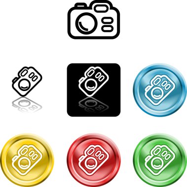 camera icon symbol clipart