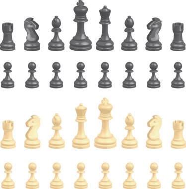 chess pieces clipart