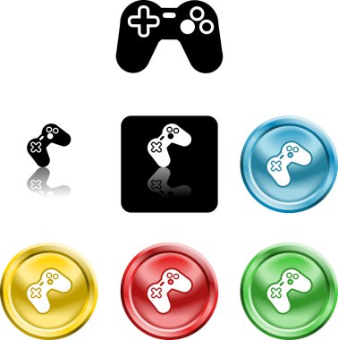 game controller icon symbol clipart