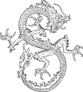 dragon illustration clipart